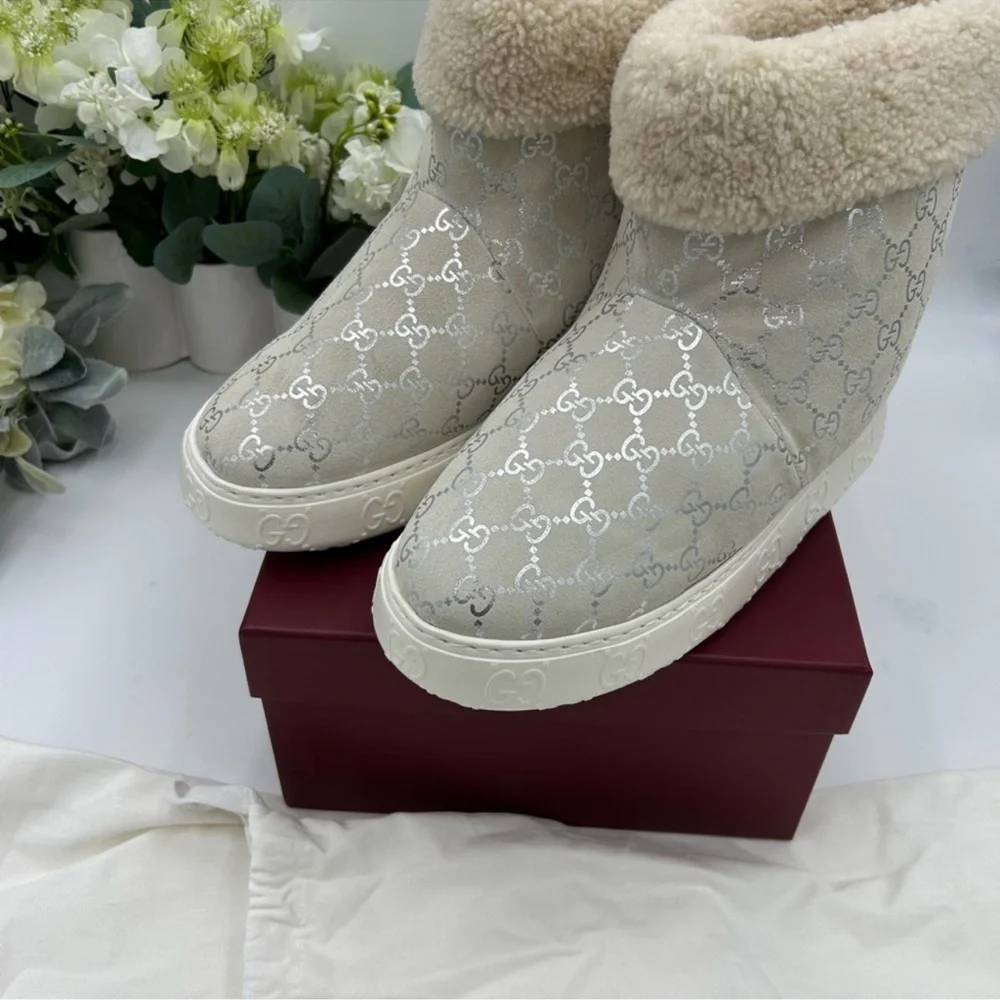Gucci women’s boots with Marino wool lining size 39 made in Italy
